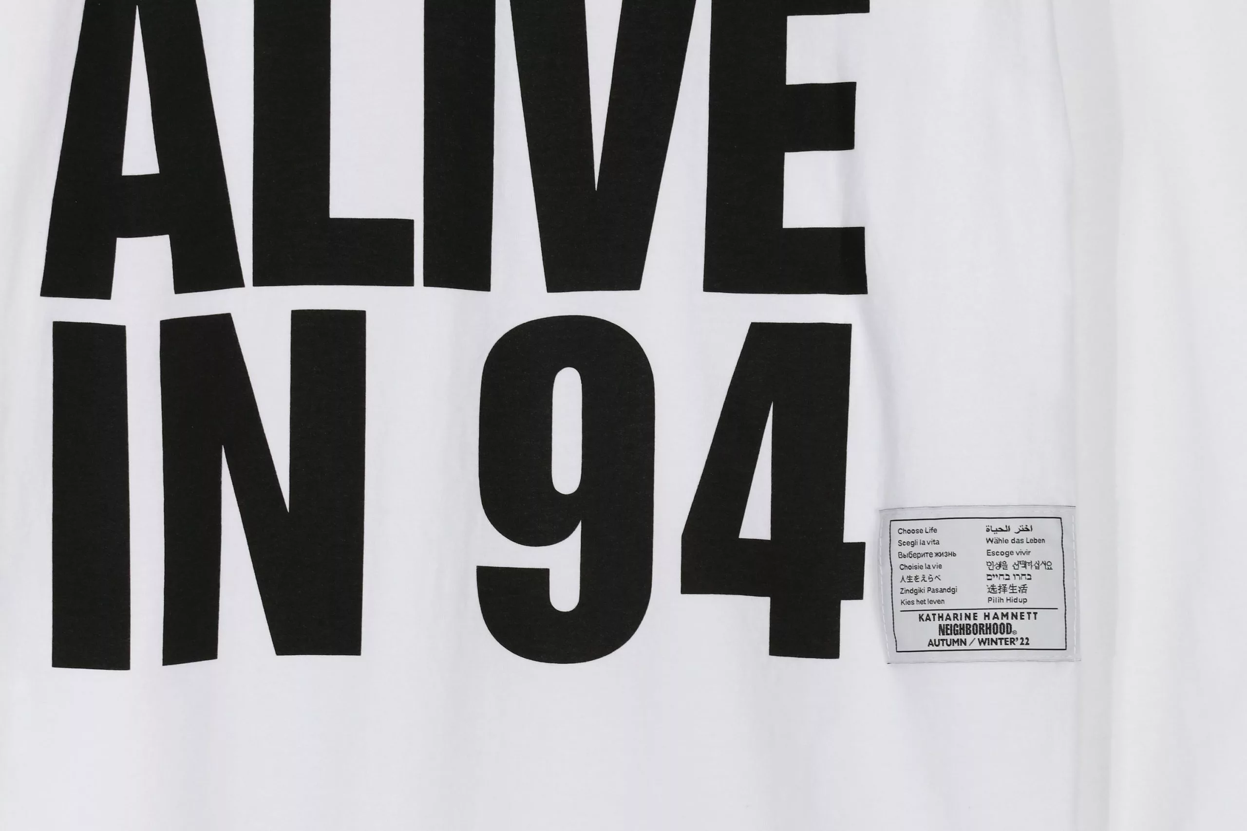 Neighborhood x Katharine Hamnett Tee-1 - Image 4