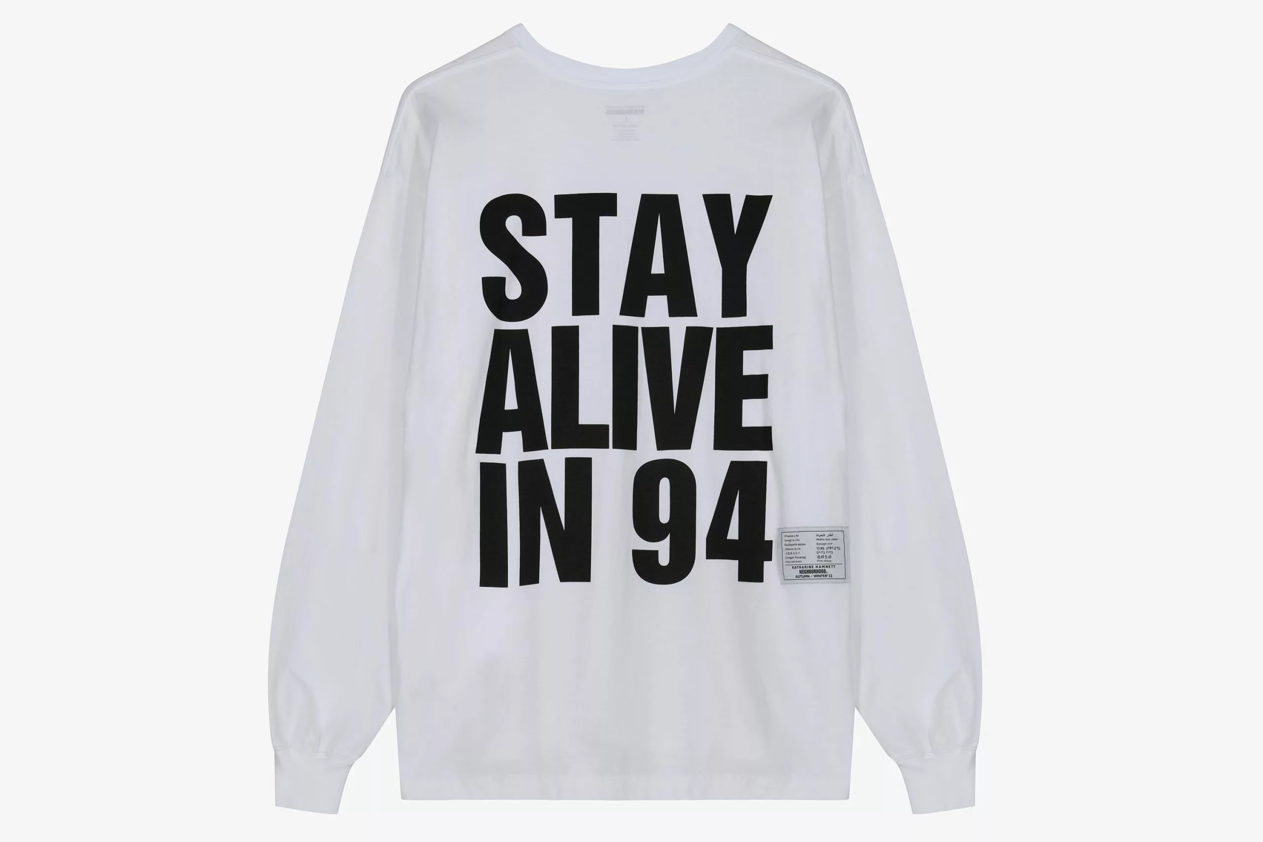 Neighborhood x Katharine Hamnett Tee-1 - Image 2