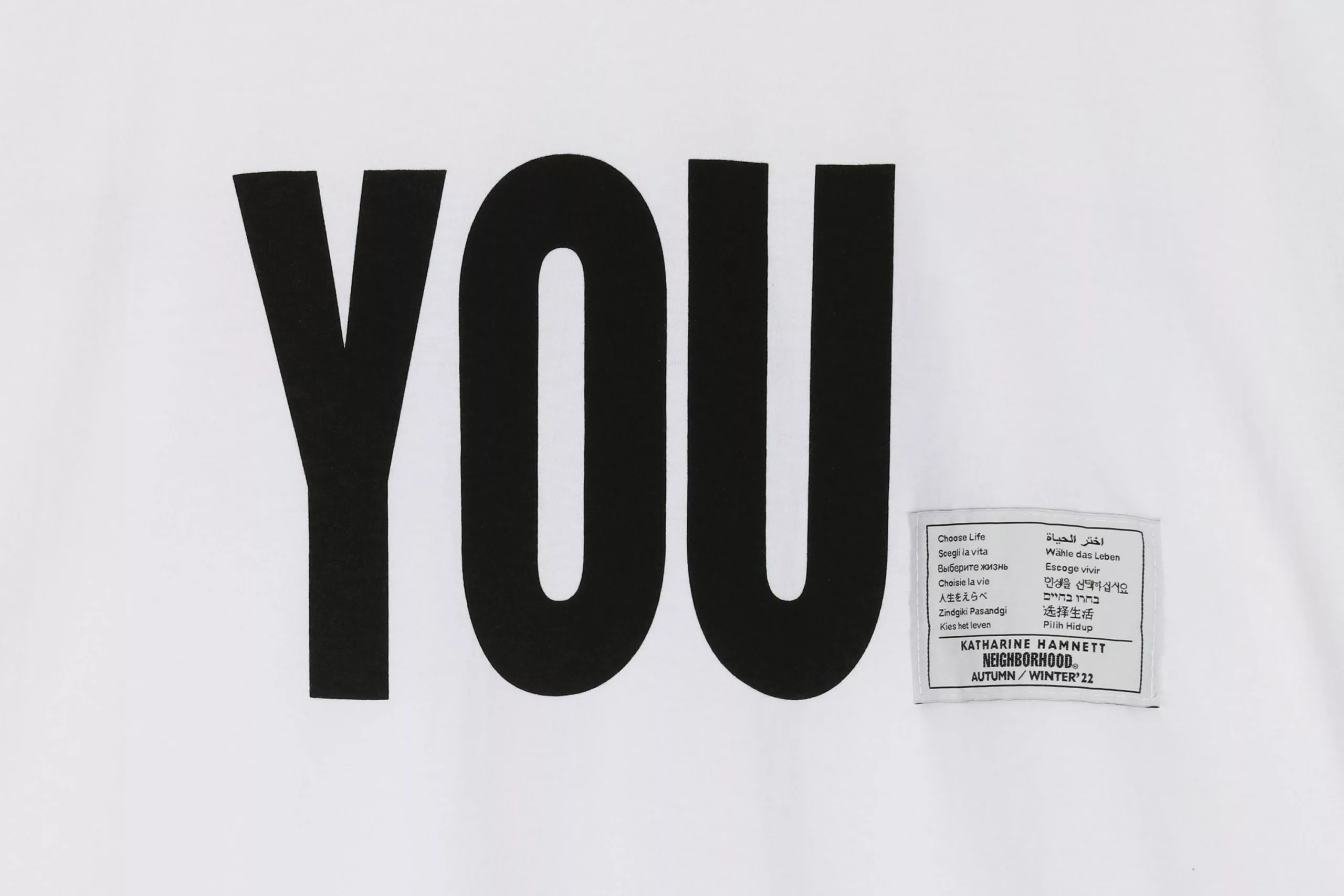 Neighborhood x Katharine Hamnett Tee-3 - Image 3