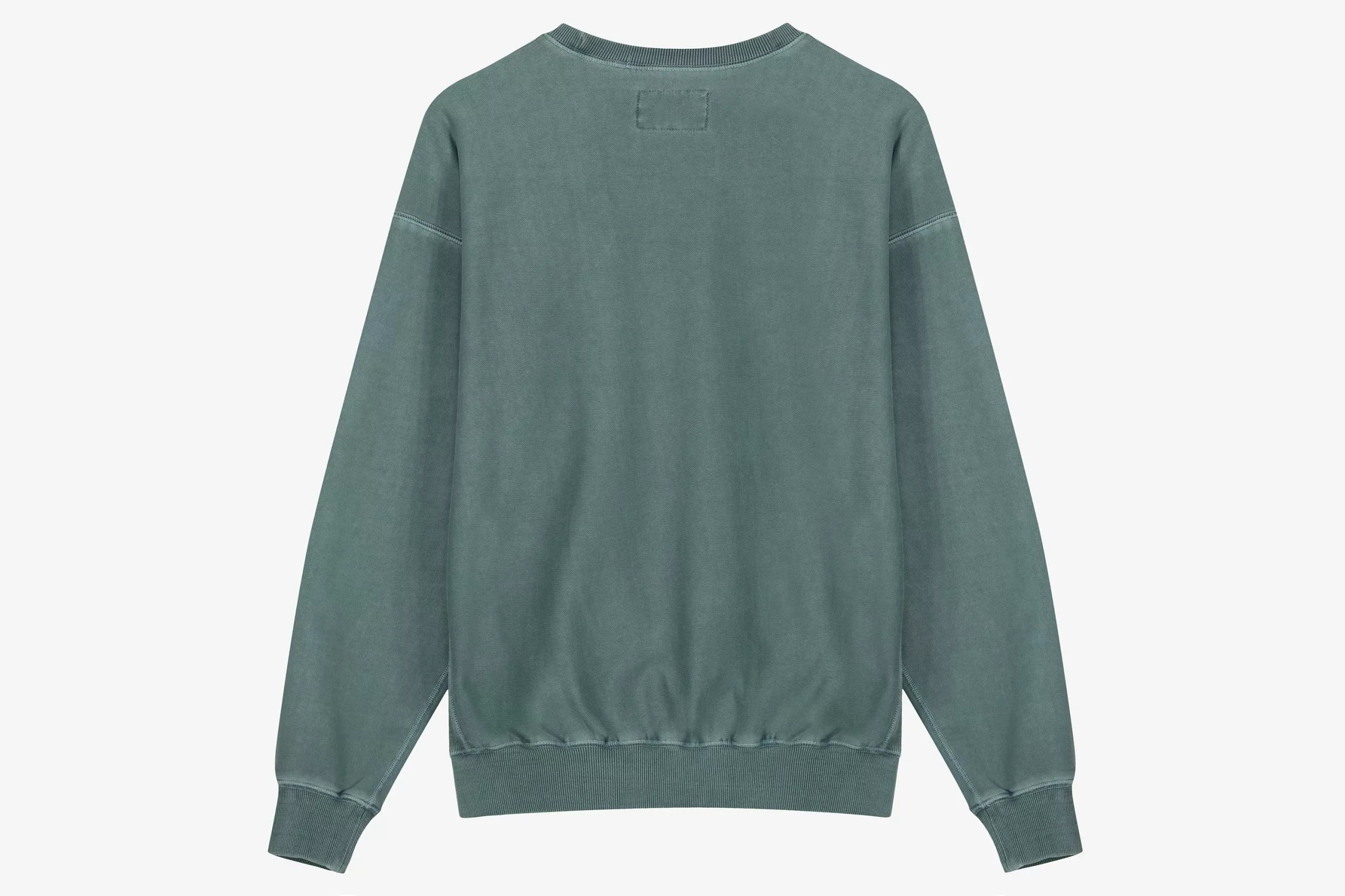 Awake Pigment Dyed Embroidered Crewneck Sweatshirt - Image 4