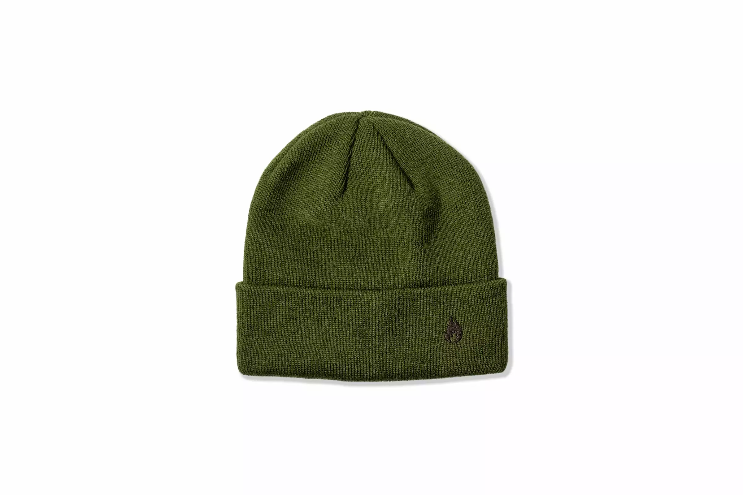 Hanon Embroidered Flame Beanie "Surplus"