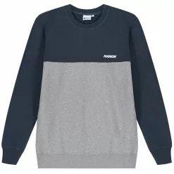 Hanon Cut N Sewn Crewneck Sweatshirt "Grey Melange"