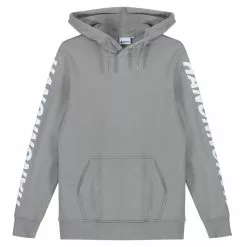 Hanon Sleeve Printed Hooded Sweatshirt "Monument Grey"
