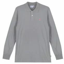 Hanon LS Jersey Polo Shirt "Monument Grey"