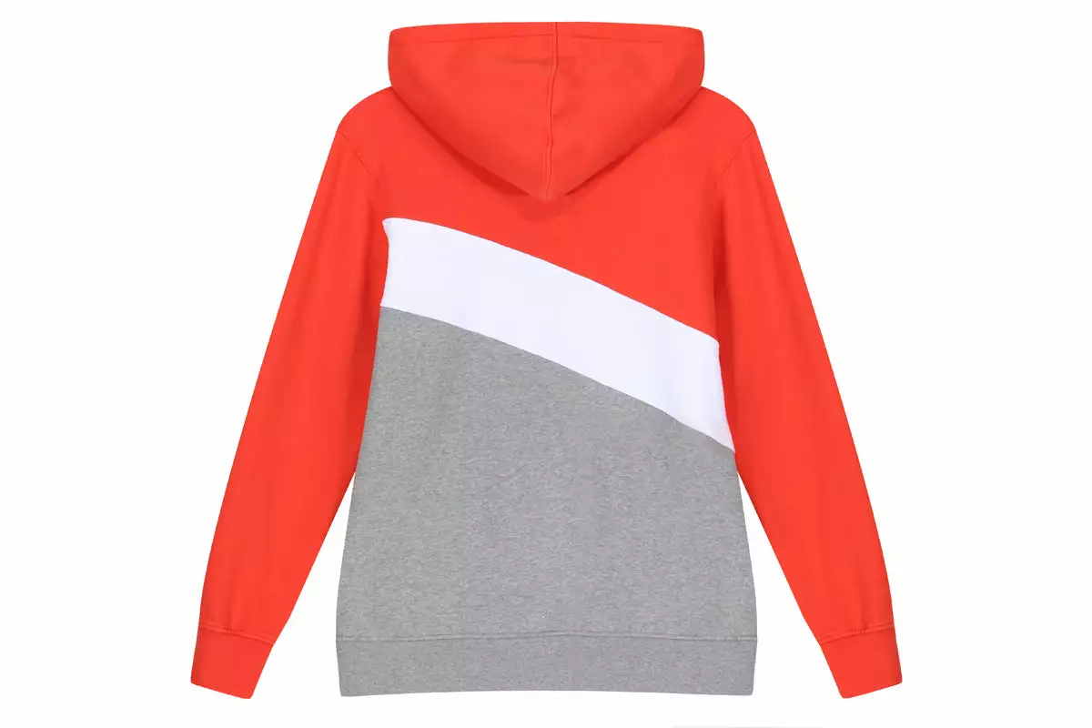 Hanon Cut N Sewn Hooded Sweatshirt "Bright Red" - Image 2