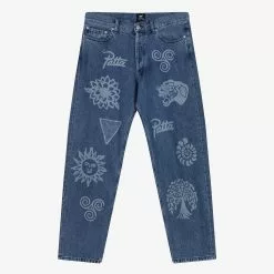 Patta Hope Love Peace Denim Pants