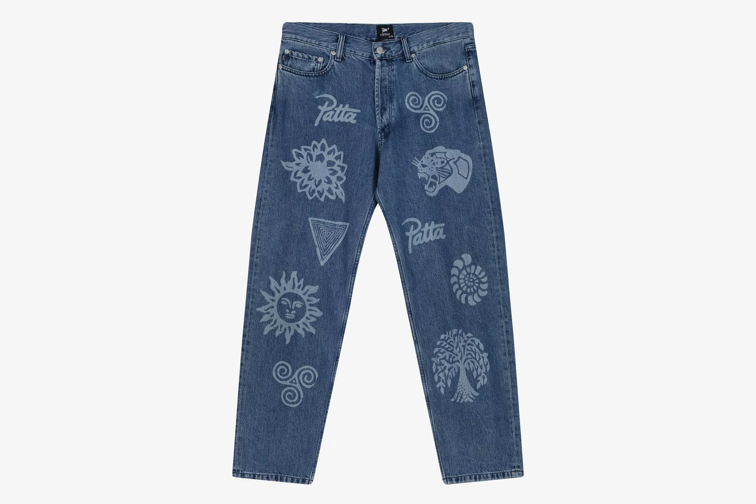 Patta Hope Love Peace Denim Pants